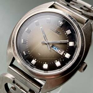 【動作品】セイコー SEIKO アンティーク 腕時計 1972年 自動巻き 女性 ケース径33㎜ レディース ウォッチ AT デイデイト