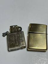 ジッポー 現状品 U.S.S. CUSHING DD-985 ZIPPO 使用感有りゴールド 中古 ライター_画像3