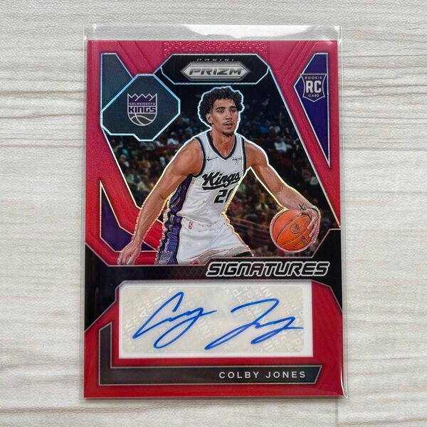 2023-24 PANINI PRIZM COLBY JONES RC AUTO /99 直筆サイン ルーキーオート