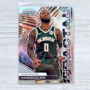 2023-24 PANINI PRIZM FRACTAL SILVER DAMIAN LILLARD NBAカード