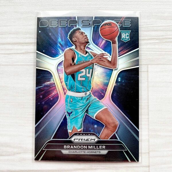 2023-24 PANINI PRIZM BRANDON MILLER DEEP SPACE SILVER RC NBAカード