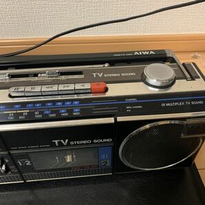 昭和レトロ ダブルラジカセ AIWA CS-W66ST中古品の画像4