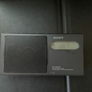 SONY ラジオ AM FM ICF-M400V 黒 