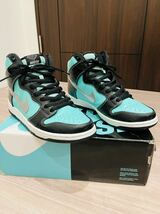 Diamond Supply × Nike SB Dunk High Tiffanyダイヤモンド サプライ × ナイキ SB ダンク ハイ ティファニー_画像1