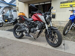 ホンダ CB125R JC79 新品タイヤ等整備済み状態良好 即乗りOK 販売証明書 フルサイズ原付二種 ABS ツーリング　秋田県