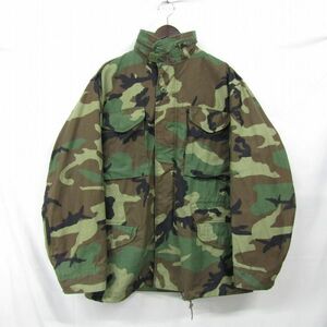 90s the US armed forces the truth thing size M-R U.S.ARMY M-65 3rd field jacket olive wood Land duck camouflage military old clothes Vintage 3MA1706