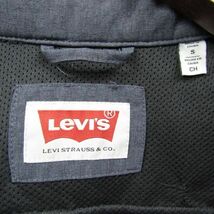 サイズ S Levi's フルジップ ジャケット パーカー フード 収納 フリース ライナー ネイビー リーバイス 古着 ビンテージ 3MA2506_画像3