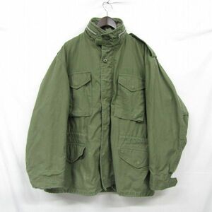 60s 70s the US armed forces the truth thing size R-L M-65 2nd field jacket olive green military old clothes Vintage 3MA2701