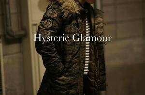 HYSTERIC GLAMOUR primaloft ファー ダウン N-3B 迷彩 カモ フライトジャケット ヒステリックグラマー プリマロフト フード ワッペン