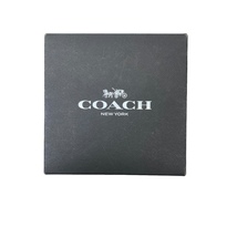 COACH コーチ コインケース 小銭入れ ミニ財布 コンパクト レザー ロゴ ネイビー_画像7