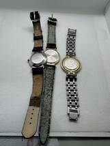 セイコー Seiko などメンズクォーツ腕時計3点まとめジャンク品管理番号3-72_画像7