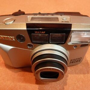 c009 PENTAX ペンタックス ESPIO 140M フィルム カメラ Size:約 幅11.5x高さ6.5x奥行4.5㎝ シャッター・巻上げ・FLASH・ズーム OK /60の画像9
