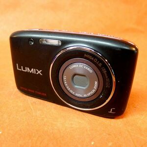 c209 Panasonic LUMIX DMC-S2 コンパクトデジタルカメラ バッテリー付 サイズ:幅約9.5cm 高さ約5.5cm 奥行約1.7cm/60