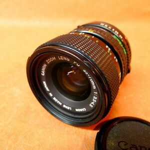 c272 Canon マニュアルフォーカス 一眼レフ用カメラレンズ ZOOM LENS FD 35-70mm 1:3.5-4.5 サイズ:直径約6cm 高さ約7.3cm/60