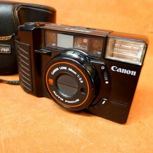 c302 ジャンク Canon Autoboy2 コンパクトフィルムカメラ 38mm 1:2.8 サイズ:幅約13cm 高さ約7.5cm 奥行約5cm/60