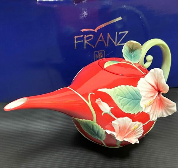 ◎未使用美品　FRANZ フランツ　ハイビスカス　ティーポット