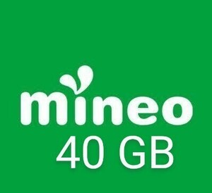 【迅速発行】mineo 40GB マイネオ パケットギフト【匿名配送】