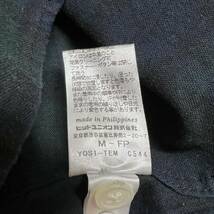 M3572 FRED PERRY フレッドペリー　ボタンダウン長袖シャツ　Mサイズ　チェック柄　綿100％　コットン100％　メンズ　深緑　ネイビー_画像5