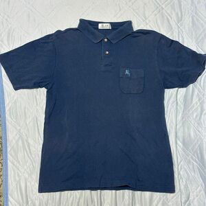 VOLUNT ポロシャツ Navy 半袖 ネイビー ロゴ Polo Ralph Lauren LACOSTE メンズ 古着