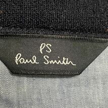 【極美品】◆Paul Smith ポールスミス◆テーラードジャケット《サイズXL相当》パイピング 裏地花柄 お洒落 ミックス生地 伸縮 日本製 紺色_画像8