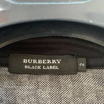 美品●バーバリーブラックレーベル ジップアップパーカー ジャケット ギンガムチェック柄 ホース刺繍 《size.2》BURBERRY BLCK LABEL_画像9
