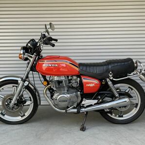 実走行6,000キロ！マッチングナンバー・ノンレス・本国1オーナー 1978年 ホンダ CB400T ホーク2 動画有り 登録補償付き・ローン可！の画像4