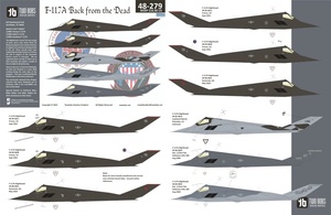 トゥーボブス 48-279 1/48 F-117A リターンフロムザデッド