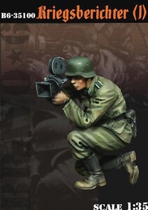 ブラボー6 B6-35100 1/35 WWIIドイツ 従軍カメラマン(1)