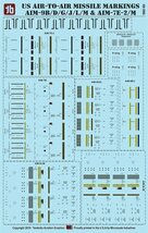 トゥーボブス 48-086 1/48 アメリカ 空対空ミサイル マーキング_画像2