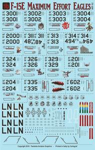 トゥーボブス 72-109 1/72 F-15E ストライクイーグル Maximum Effort Eagles