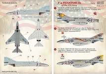 プリントスケール 72-266 1/72 アメリカ海軍 F-4 ファントム Part 2_画像1