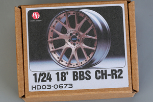  hobby design HD03-0673 1/24 18 -inch BBS CH-R2 wheel set ( resin + metal + decal )