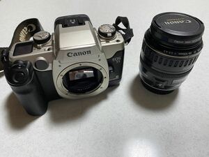 1円スタート Canon キャノン EOS55 EOS 55 一眼レフカメラ 一眼レフフィルムカメラ 黒 ブラック レンズ付き