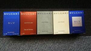 [■]BVLGARI/ブルガリ ミニ香水 5点セット(Exclusive to Travel Retail)