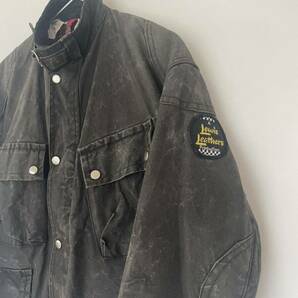 レア60's Lewis Leathers ルイスレザーズMUDLARKERオイルドジャケット ブラック 38程度の画像2