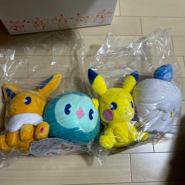 ポケモン　サイコソーダ　リフレッシュ　ぬいぐるみ　ピカチュウ　イーブイ　ユニラン