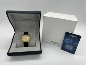 【稼働品】LONGINES ロンジン クロノグラフ メンズオートマ 腕時計 L4.686.2 箱付き