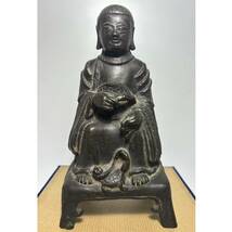 中国美術　明代　古銅製　玄天上帝　仏像　時代物　H２０cm_画像1