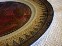 ■PORCELAINE DE　MONACO　ドウ・モナコ　ザ　コバルト＆ゴールドコレクション　飾り皿27㎝　モナコ公国■_画像8