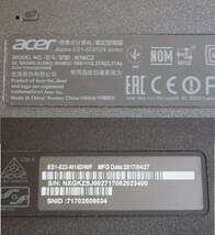 ACER ASPIRE ES1-523/524 series N16C2 AMD E1-7010 1.5GHz 2GBメモリ HDD無し 通電確認のみ#BB0772_画像10