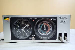 TEAC ティアック トータルタイマー オーディオタイマー TT-24 オーディオ 機器 昭和 レトロ 通電確認のみ#BB0686