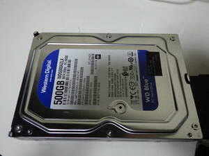 HDD 500GB 3.5インチ WD Western Digital WD5000AZLX フォーマット確認のみ 動作未確認 #BB0159