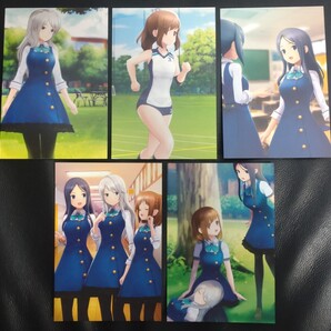 アリスギアアイギス ブロマイド風ポストカード 5枚 イラストカード