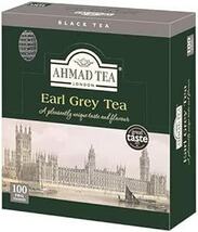 AHMAD TEA (アーマッドティー) () アールグレイ ティーバッグ 100袋入り [ 英国ブランド 個包装 ]_画像1