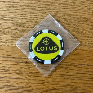 Lotus ロータス　ゴルフボールマーカー　ブラック×イエロー　未使用品　送料込