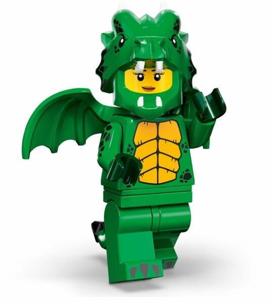 【未使用】LEGO 71034 ミニフィギュアシリーズ23 グリーンドラゴンコスチューム