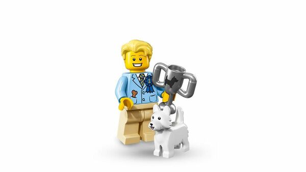 【未使用】LEGO 71013 ミニフィギュアシリーズ16 ドッグショーの優勝者