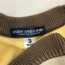 ◆豪華 HARDY AMIES SPORT ベスト 3 メンズ M マルチカラー クマ キャラクター 紳士 ハーディエイミス スポーツ 春 レトロ 日本製■3-16y棚_画像9