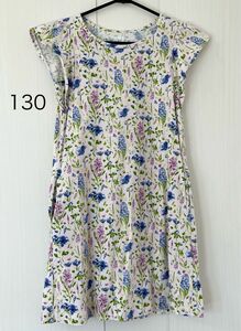 UNIQLO 花柄 ワンピース 130 春夏 Studio Sanderson スタジオサンダーソン used