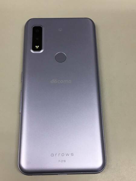 2.送料無料 美品 docomo SIMフリー arrows we　F-51B　パープル